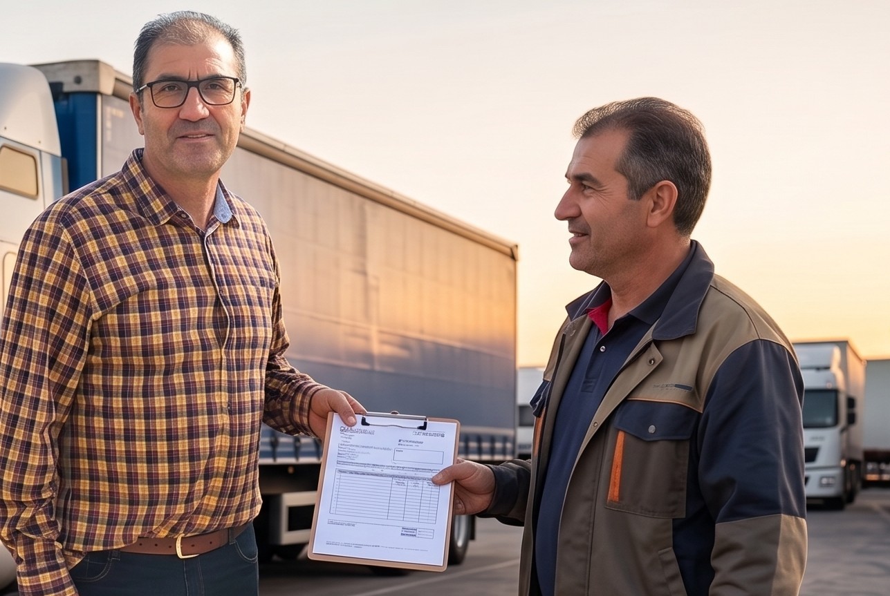 Control de entrega de mercancía con albarán firmado